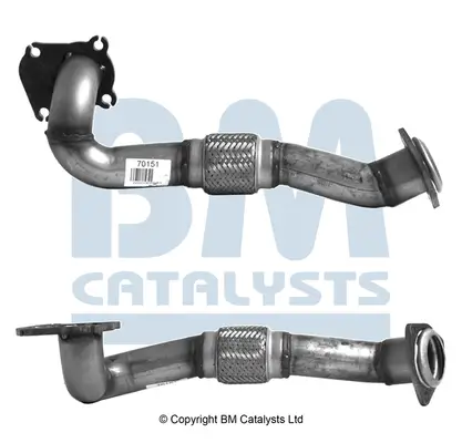 Abgasrohr vorne BM CATALYSTS BM70151