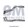 Abgasrohr vorne BM CATALYSTS BM70370