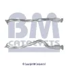 Abgasrohr vorne links BM CATALYSTS BM70446