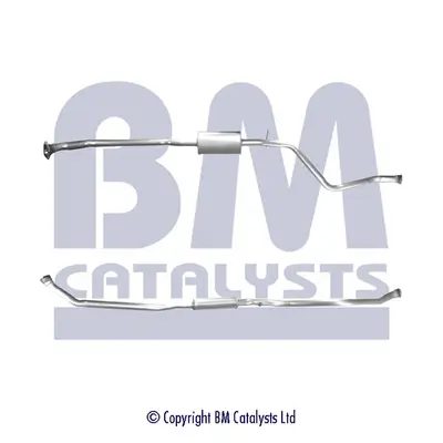 Abgasrohr mitte BM CATALYSTS BM70579