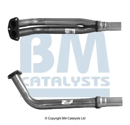 Abgasrohr vorne rechts BM CATALYSTS BM70704