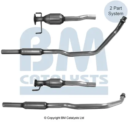 Katalysator hinten BM CATALYSTS BM92158H Bild Katalysator hinten BM CATALYSTS BM92158H