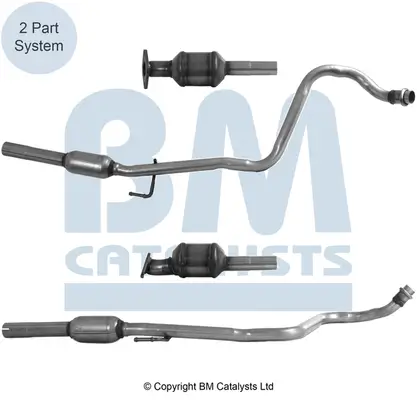 Katalysator hinten BM CATALYSTS BM92783H