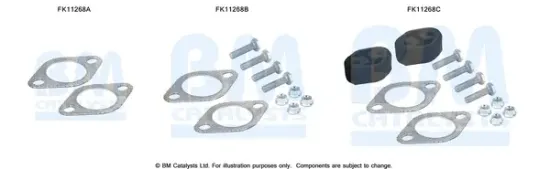 Montagesatz, Ruß-/Partikelfilter BM CATALYSTS FK11268 Bild Montagesatz, Ruß-/Partikelfilter BM CATALYSTS FK11268