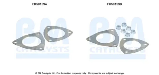 Montagesatz, Abgasrohr BM CATALYSTS FK50159 Bild Montagesatz, Abgasrohr BM CATALYSTS FK50159