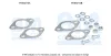 Montagesatz, Abgasrohr BM CATALYSTS FK50214