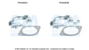 Montagesatz, Abgasrohr BM CATALYSTS FK50283