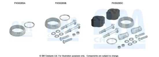 Montagesatz, Abgasrohr BM CATALYSTS FK50285 Bild Montagesatz, Abgasrohr BM CATALYSTS FK50285