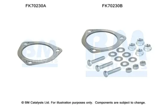 Montagesatz, Abgasrohr BM CATALYSTS FK70230 Bild Montagesatz, Abgasrohr BM CATALYSTS FK70230