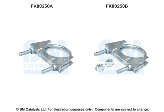 Montagesatz, Katalysator vorne BM CATALYSTS FK80250 Bild Montagesatz, Katalysator vorne BM CATALYSTS FK80250