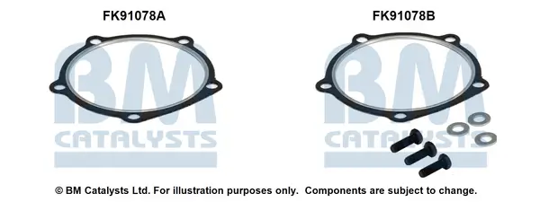 Montagesatz, Katalysator vorne BM CATALYSTS FK91078