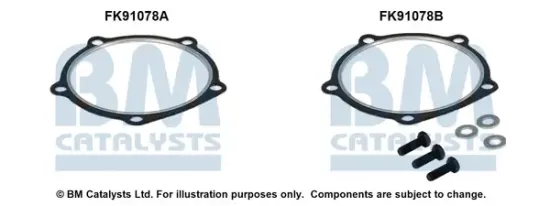 Montagesatz, Katalysator vorne BM CATALYSTS FK91078 Bild Montagesatz, Katalysator vorne BM CATALYSTS FK91078