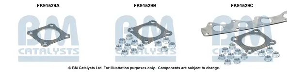 Montagesatz, Katalysator vorne BM CATALYSTS FK91529