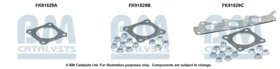 Montagesatz, Katalysator vorne BM CATALYSTS FK91529 Bild Montagesatz, Katalysator vorne BM CATALYSTS FK91529