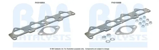 Montagesatz, Katalysator vorne BM CATALYSTS FK91688 Bild Montagesatz, Katalysator vorne BM CATALYSTS FK91688