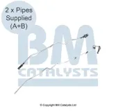 Druckleitung, Drucksensor (Ruß-/Partikelfilter) nach Rußpartikelfilter vor Rußpartikelfilter BM CATALYSTS PP11187C