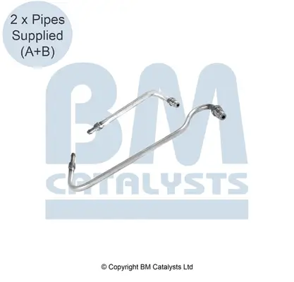 Druckleitung, Drucksensor (Ruß-/Partikelfilter) nach Rußpartikelfilter vor Rußpartikelfilter BM CATALYSTS PP11607C