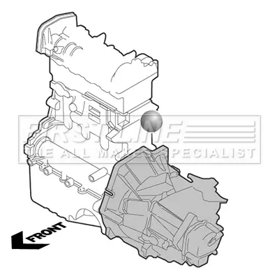 Lagerung, Motor hinten links FIRST LINE FEM3460 Bild Lagerung, Motor hinten links FIRST LINE FEM3460