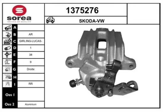 Bremssattel SNRA 1375276 Bild Bremssattel SNRA 1375276