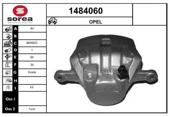 Bremssattel SNRA 1484060 Bild Bremssattel SNRA 1484060