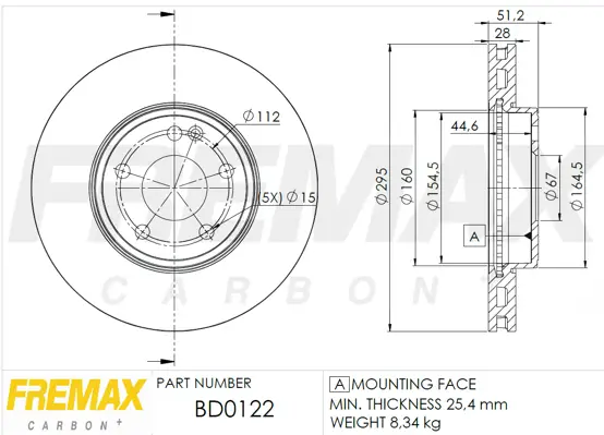 Bremsscheibe FREMAX BD-0122