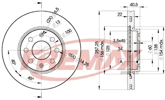 Bremsscheibe FREMAX BD-0920 Bild Bremsscheibe FREMAX BD-0920