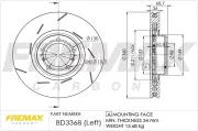 Bremsscheibe Vorderachse links FREMAX BD-3368