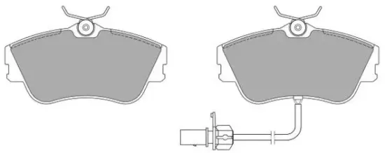 Bremsbelagsatz, Scheibenbremse Vorderachse FREMAX FBP-0938 Bild Bremsbelagsatz, Scheibenbremse Vorderachse FREMAX FBP-0938