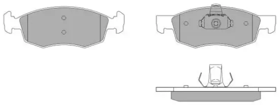 Bremsbelagsatz, Scheibenbremse Vorderachse FREMAX FBP-1170 Bild Bremsbelagsatz, Scheibenbremse Vorderachse FREMAX FBP-1170