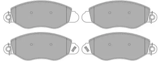 Bremsbelagsatz, Scheibenbremse Vorderachse FREMAX FBP-1203-01 Bild Bremsbelagsatz, Scheibenbremse Vorderachse FREMAX FBP-1203-01