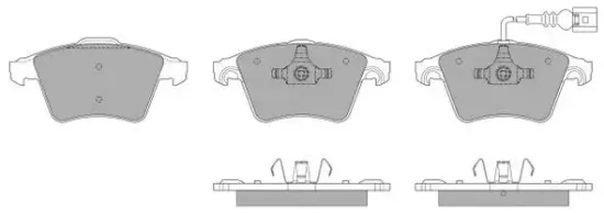 Bremsbelagsatz, Scheibenbremse FREMAX FBP-1366-01 Bild Bremsbelagsatz, Scheibenbremse FREMAX FBP-1366-01