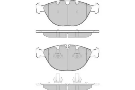Bremsbelagsatz, Scheibenbremse Vorderachse FREMAX FBP-1573 Bild Bremsbelagsatz, Scheibenbremse Vorderachse FREMAX FBP-1573