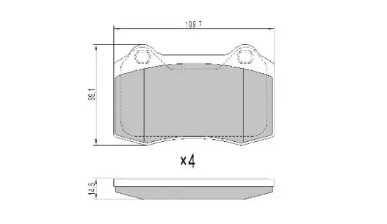 Bremsbelagsatz, Scheibenbremse FREMAX FBP-1783 Bild Bremsbelagsatz, Scheibenbremse FREMAX FBP-1783