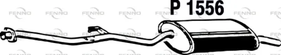 Endschalldämpfer hinten FENNO P1556 Bild Endschalldämpfer hinten FENNO P1556