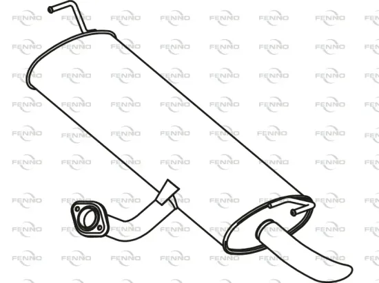 Endschalldämpfer hinten FENNO P41057 Bild Endschalldämpfer hinten FENNO P41057