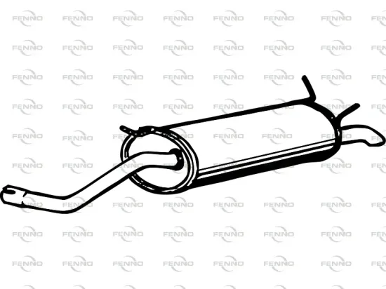 Endschalldämpfer hinten FENNO P5041 Bild Endschalldämpfer hinten FENNO P5041