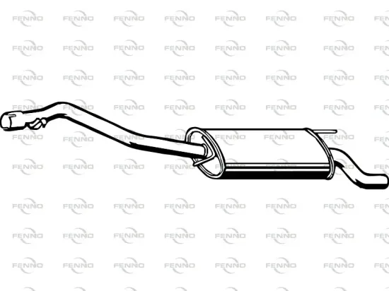Endschalldämpfer hinten FENNO P7377 Bild Endschalldämpfer hinten FENNO P7377