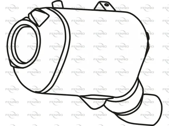 Ruß-/Partikelfilter, Abgasanlage FENNO P8801DPF Bild Ruß-/Partikelfilter, Abgasanlage FENNO P8801DPF