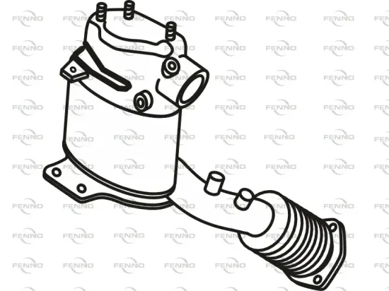 Ruß-/Partikelfilter, Abgasanlage FENNO P9835DPF Bild Ruß-/Partikelfilter, Abgasanlage FENNO P9835DPF