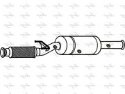 Ruß-/Partikelfilter, Abgasanlage FENNO P9886DPF