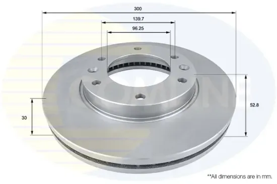 Bremsscheibe Vorderachse COMLINE ADC2414V Bild Bremsscheibe Vorderachse COMLINE ADC2414V