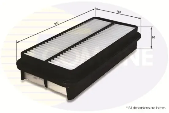 Luftfilter COMLINE CTY12025 Bild Luftfilter COMLINE CTY12025