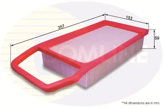 Luftfilter COMLINE EAF545 Bild Luftfilter COMLINE EAF545