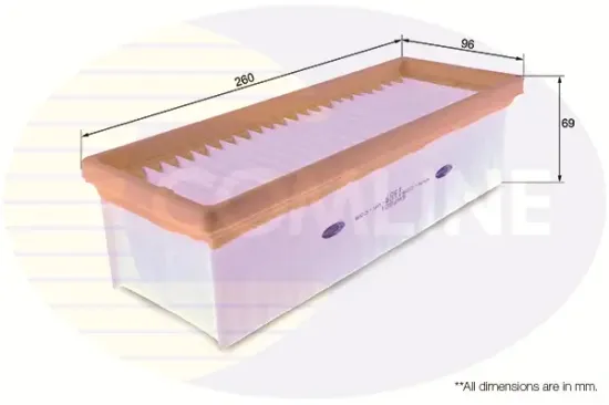 Luftfilter COMLINE EAF801 Bild Luftfilter COMLINE EAF801