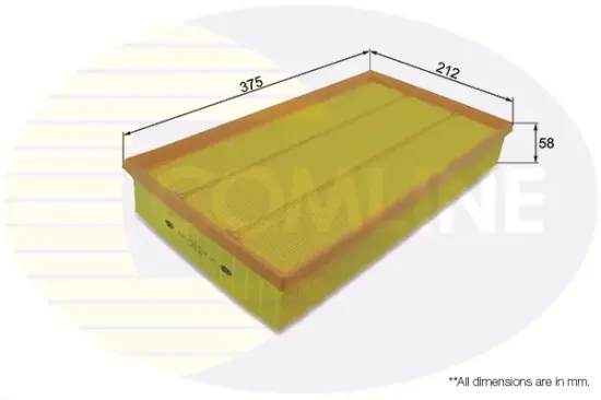 Luftfilter COMLINE EAF934 Bild Luftfilter COMLINE EAF934