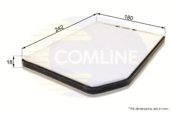 Filter, Innenraumluft COMLINE EKF146 Bild Filter, Innenraumluft COMLINE EKF146