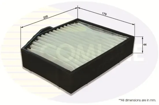 Filter, Innenraumluft COMLINE EKF401 Bild Filter, Innenraumluft COMLINE EKF401