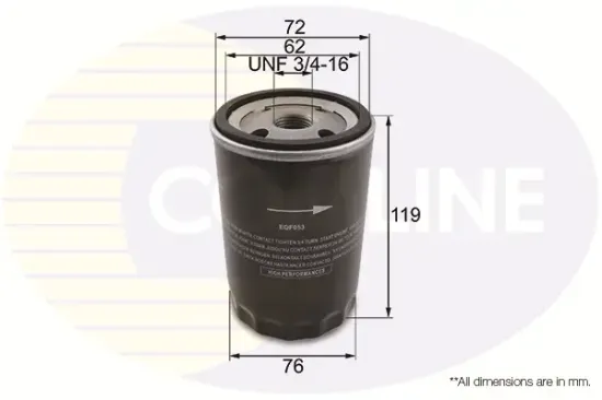 Ölfilter COMLINE EOF053 Bild Ölfilter COMLINE EOF053