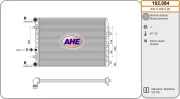 Kühler, Motorkühlung AHE 102.084