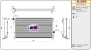 Kühler, Motorkühlung AHE 109.355/A